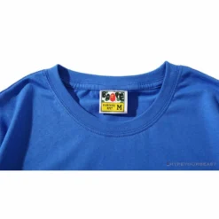Hypeyourbeast Clothes BAPE Little Ape Head Colorful Classic Tee Shirt'BLUE'
