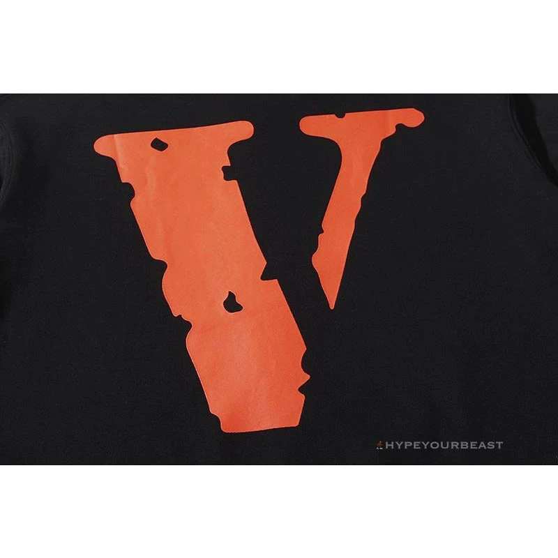 HypeYourBeast Vlone Orange Shirt - Black