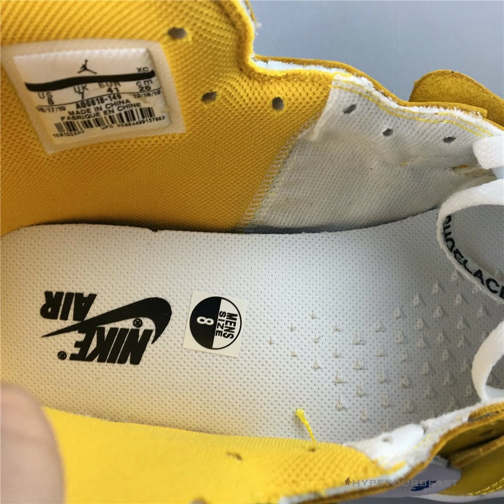 Hypeyourbeast Off-White X Air Jordan 1 High Canary Yellow