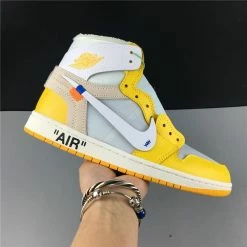 Hypeyourbeast Off-White X Air Jordan 1 High Canary Yellow