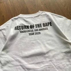 Hypeyourbeast UNDFTD X Bape Tee Shirt White Clothes