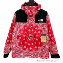 HypeYourBeast Supreme X TNF Bandana Jacket Red
