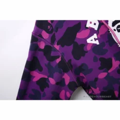 Hypeyourbeast BAPE X Bathing Ape Head Camouflage Hoodie'PURPLE'