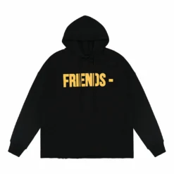 HypeYourBeast Hoodies & Jackets Vlone Yellow And Black Friends Hoodie
