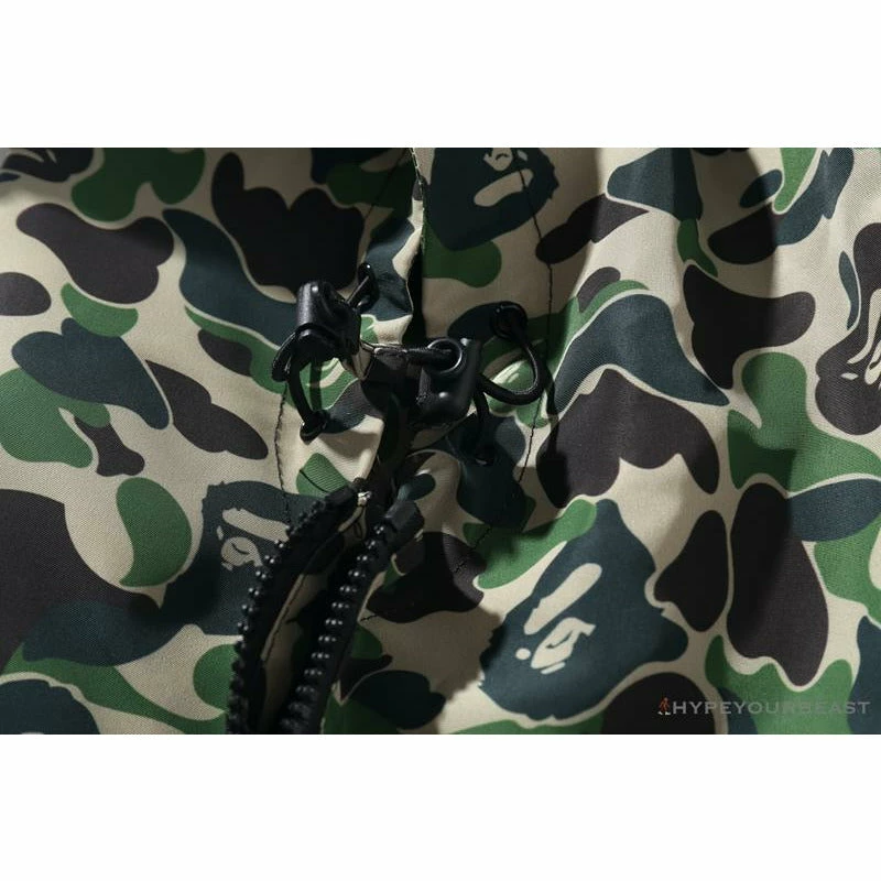 Hypeyourbeast BAPE X FCRB Joint Double Zip Camouflage Hoodie 'GREEN'