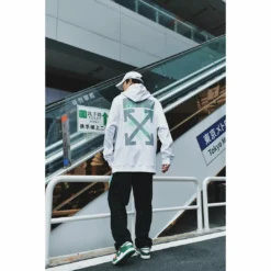 HypeYourBeast Hoodies & Jackets Off White Hoodie Machine White