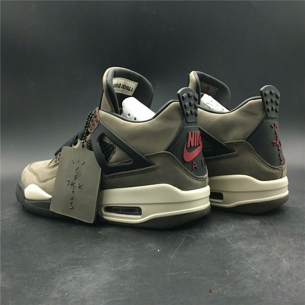 Hypeyourbeast Travis Scott X Air Jordan 4 Dark Mocha