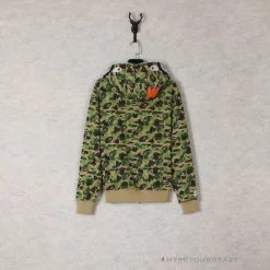 HypeYourBeast Bape Green Camouflage Hoodie