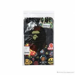 Hypeyourbeast Clothes BAPE Baby Milo Galaxy Astronaut Luminous Tee Shirt'BLACK'