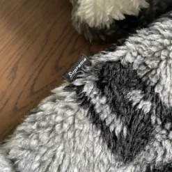 HypeYourBeast Supreme Penguins Hooded Fleece Jacket Black Hoodies & Jackets