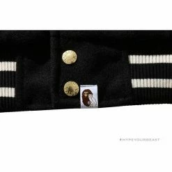 Hypeyourbeast BAPE OVO Patchwork Baseball Owl Jacket Clothes