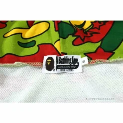 Hypeyourbeast BAPE Shark Head STA Star Camouflage Hoodie'GREEN'