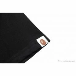 Hypeyourbeast BAPE Baby Milo Color Letter Monkey Tee Shirt'BLACK'