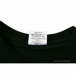 Hypeyourbeast Clothes BAPE Green Ape Head Blue Storm Tee Shirt'BLACK'