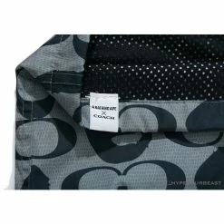 Hypeyourbeast BAPE X COACH Co-Branded Grey-Blue Shorts Clothes