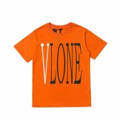 HypeYourBeast Vlone Orange Staple Tee Shirt T-Shirts