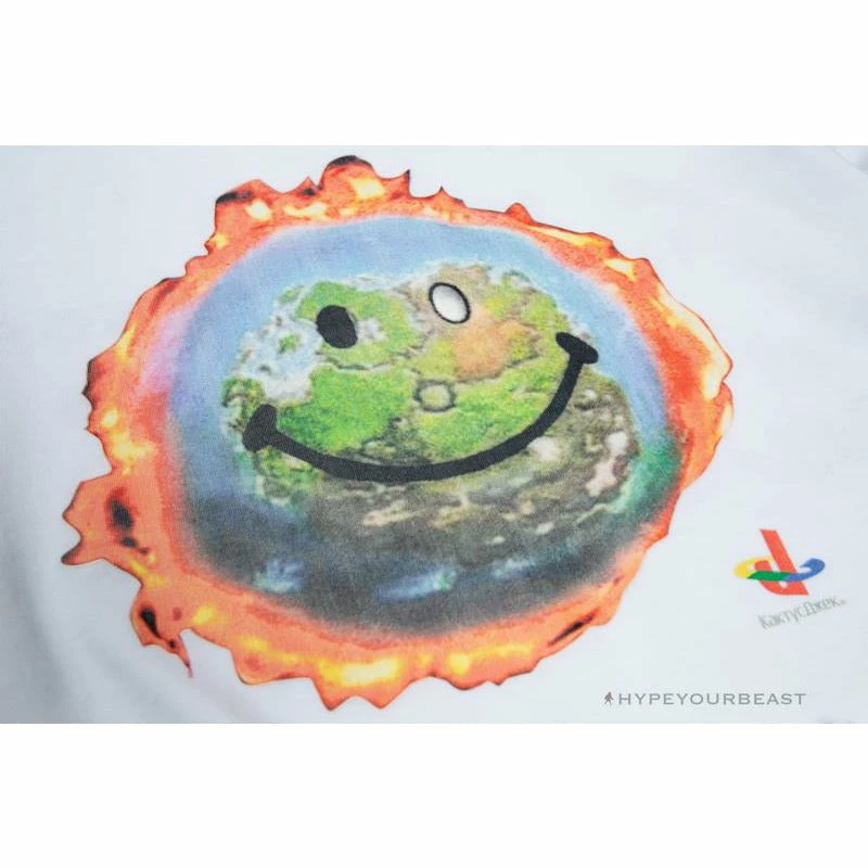 Hypeyourbeast OFF-WHITE Travis Scott Fortnite Peripheral Rap Tee Shirt 'WHITE'