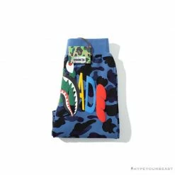 Hypeyourbeast BAPE X READYMADE Tiger Head Foam Camouflage Shorts'BLUE' Clothes