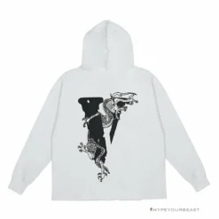 HypeYourBeast Hoodies & Jackets Vlone Black White Serpent Hoodie