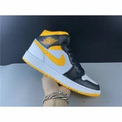 Hypeyourbeast Air Jordan 1 Mid'Red Yellow Swoosh'