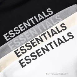 HypeYourBeast FOG Hoodie Reflective ‘ESSENTIALS’ White Hoodies & Jackets