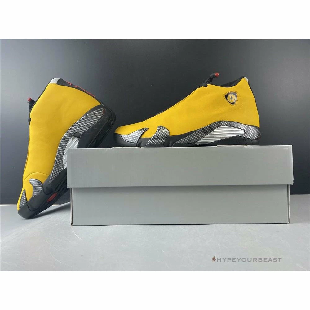 Hypeyourbeast Air Jordan 14 Ferrari 'Yellow'