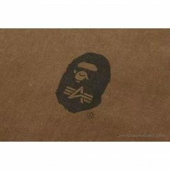 HypeYourBeast Bape Long Sleeve Tee Shirt Brown