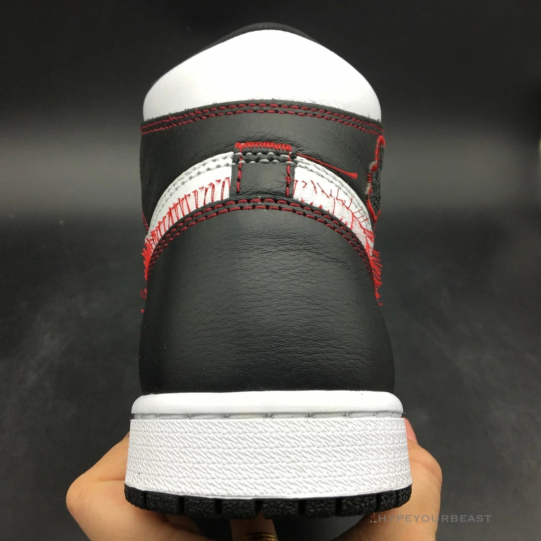 Hypeyourbeast Air Jordan 1 Retro High Defiant White Retro Red