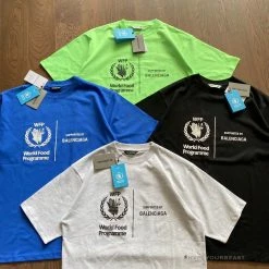 Hypeyourbeast BCG Support Word Food Programme Tee Shirt Grey