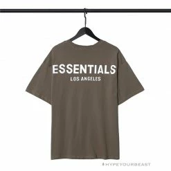 HypeYourBeast FOG Essentials Tee Shirt ‘Los Angeles’ TAUPE T-Shirts