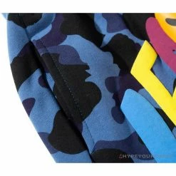 Hypeyourbeast BAPE X READYMADE Tiger Head Foam Camouflage Shorts'BLUE' Clothes