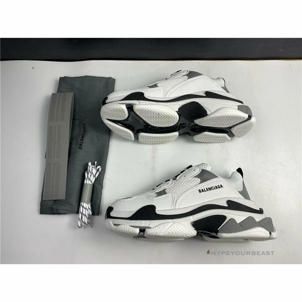 Hypeyourbeast BCG Triple S White / Black Balenciaga Triple S