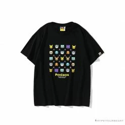 Hypeyourbeast BAPE Baby Milo Pokémon Tee Shirt 'BLACK' Clothes