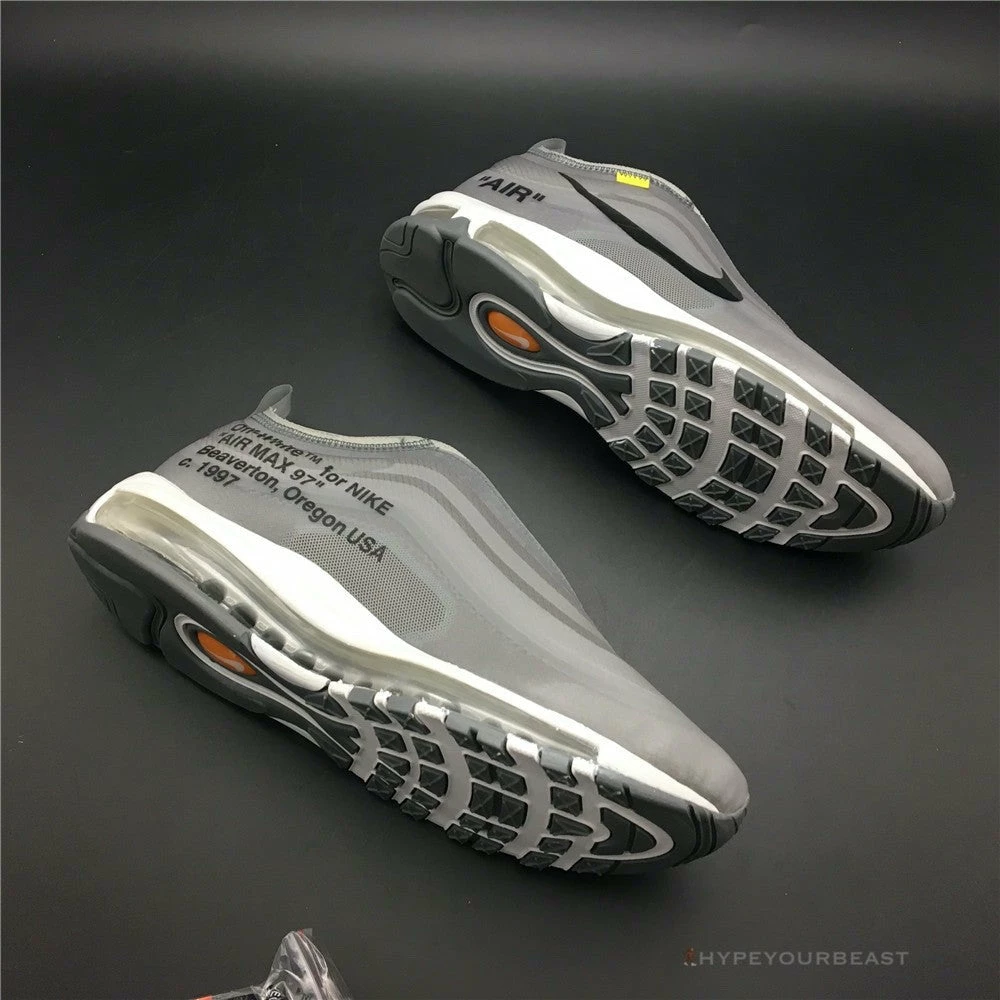 Hypeyourbeast Off White X Nike Air Max 97 Light Grey Black White