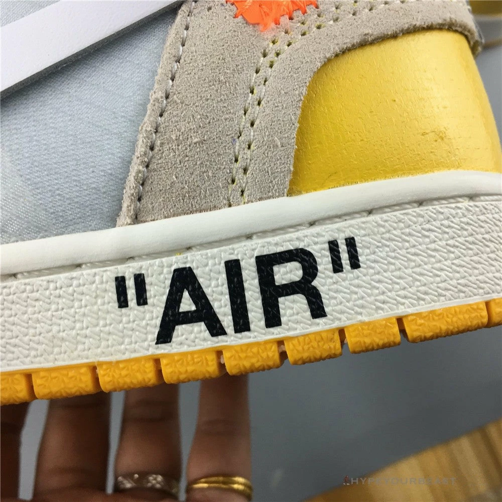 Hypeyourbeast Off-White X Air Jordan 1 High Canary Yellow