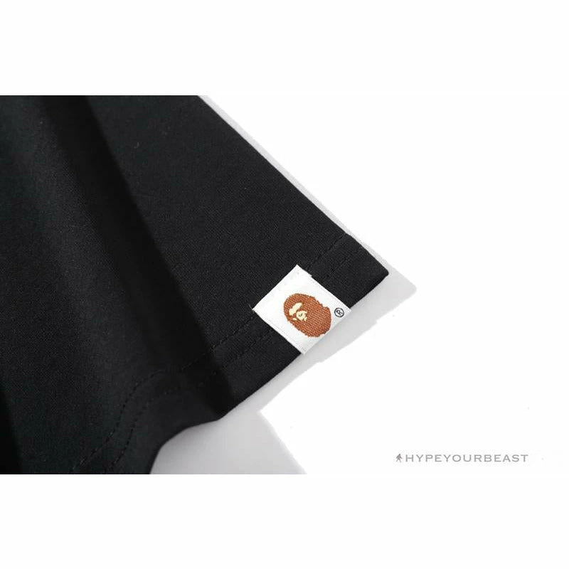 Hypeyourbeast Clothes BAPE Pokémon Co-branded Ape Head Tee Shirt 'BLACK'