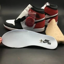 Hypeyourbeast Air Jordan 1 High'Satin Black Toe'