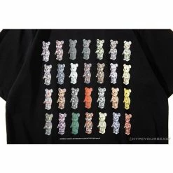 Hypeyourbeast BAPE Violent Bear Collaboration 28th Anniversary Camouflage Tee Shirt'BLACK'