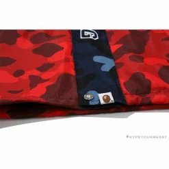 Hypeyourbeast Clothes BAPE X PSG Paris Saint-Germain Camouflage Blue-Red Hoodie