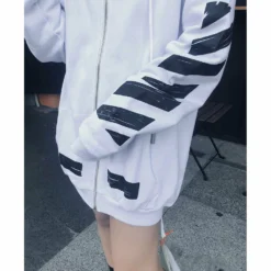 HypeYourBeast Hoodies & Jackets Off White Hoodie White & Black