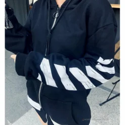 HypeYourBeast Off White Hoodie Black & White