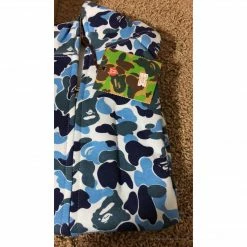 Hypeyourbeast Bape Jacket Blue Camo