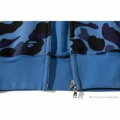Hypeyourbeast BAPE X Readymade Tiger Head Foam Camouflage Hoodie'BLUE' Clothes