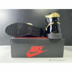 Hypeyourbeast Air Jordan 1 High'Black Metallic Gold'