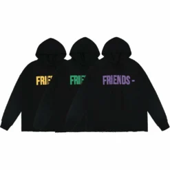 HypeYourBeast Hoodies & Jackets Vlone Purple And Black Friends Hoodie