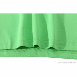 Hypeyourbeast Clothes BAPE Baby Milo Color Square Ape Head Tee Shirt'GREEN'