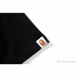 Hypeyourbeast BAPE Ape Man Head 28th Anniversary Camouflage Color Block Tee Shirt'BLACK' Clothes