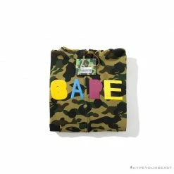Hypeyourbeast BAPE X Readymade Tiger Head Foam Camouflage Hoodie'GREEN' Clothes