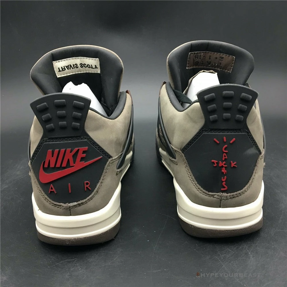 Hypeyourbeast Travis Scott X Air Jordan 4 Dark Mocha