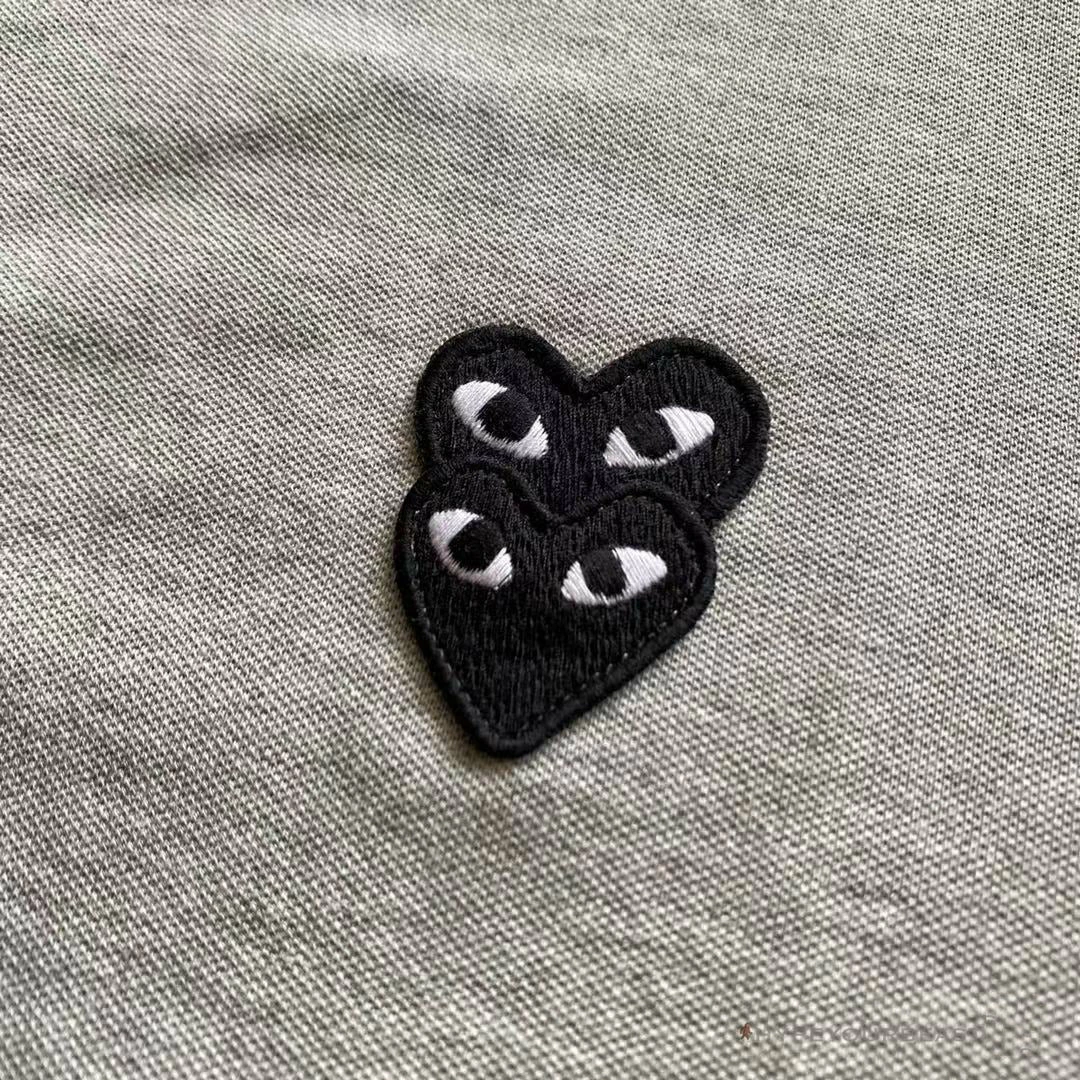 Hypeyourbeast CDG Polo Shirt Grey Shirts